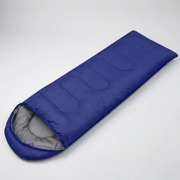 Compact & ultralight envelope sleeping bag, ideal for backpacking, hiking, and travel adventures. Unisex design.