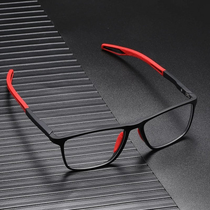 Unisex ultralight multifocal reading glasses, stylish & comfortable polycarbonate eyewear for clear vision.
