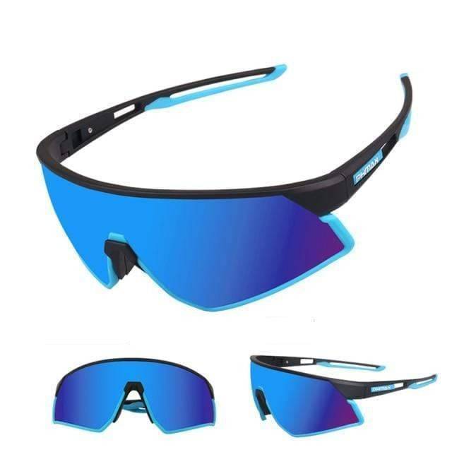 Unisex cycling sunglasses, polarized and ultralight, featuring a comfortable fit for extended use on bikes