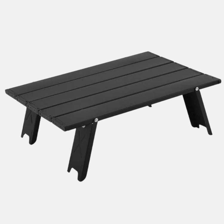 Unisex folding camping table, ideal for travel gear and easy setup in nature