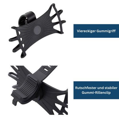Compact and portable phone holder, a versatile tech gadget for any desktop or nightstand.