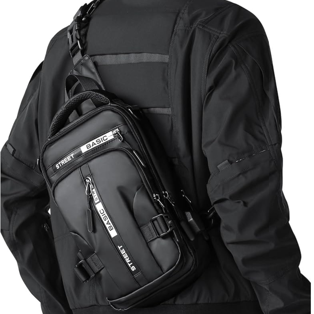 Lightweight nylon UrbanLite sling backpack, versatile small shoulder bag for travel & casual use.
