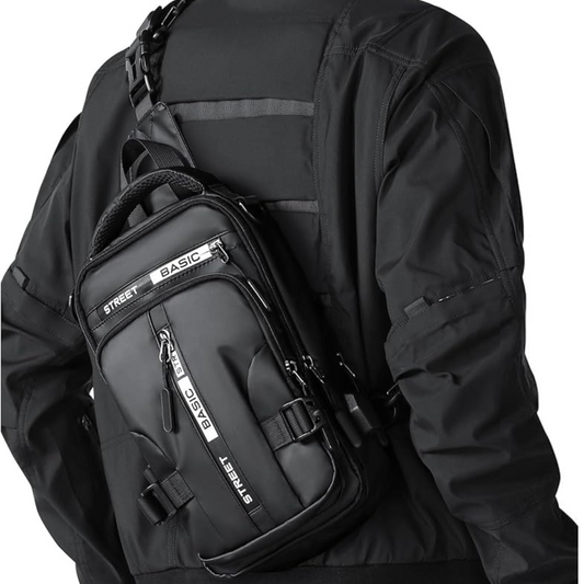 Lightweight nylon UrbanLite sling backpack, versatile small shoulder bag for travel & casual use.