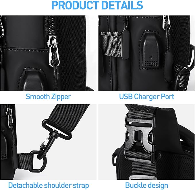 Small UrbanLite crossbody bag, designed for easy access and comfortable, hands-free daily carry.