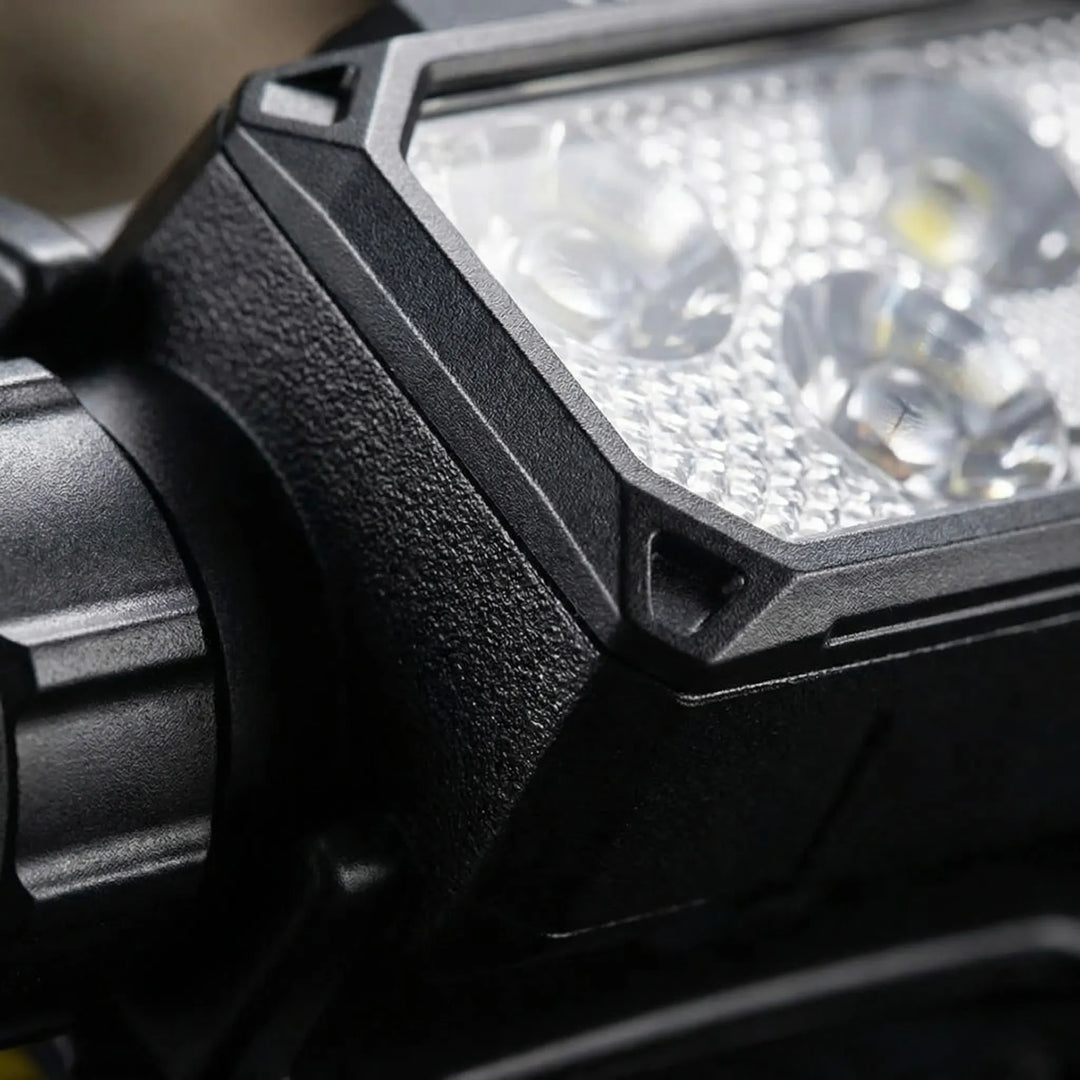 Versatile hands-free LED headlamp, USB-C rechargeable, perfect for trail running, fishing & home repairs.
