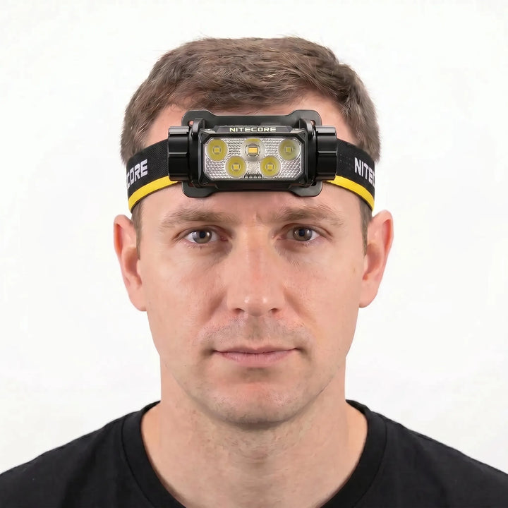 Compact USB-C rechargeable LED headlamp for adventurers, ensuring bright, reliable light on any journey.