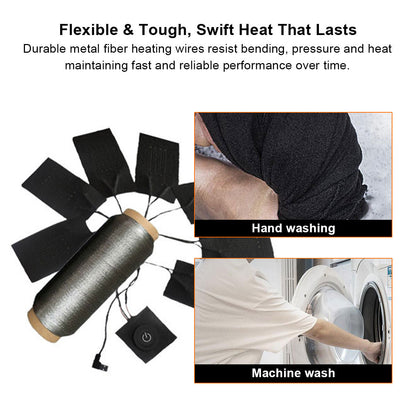Unisex Heated Yoga Mat, flat lay, showcasing its sleek design and versatile use as a winter electric pad.