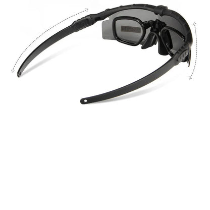Tactical goggles for outdoor sports, unisex UV polarized for eye protection