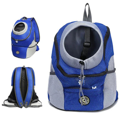 Adventure-ready ventilated dog carrier backpack for hiking, travel, & outdoor exploration. Fur Sport pet gear.