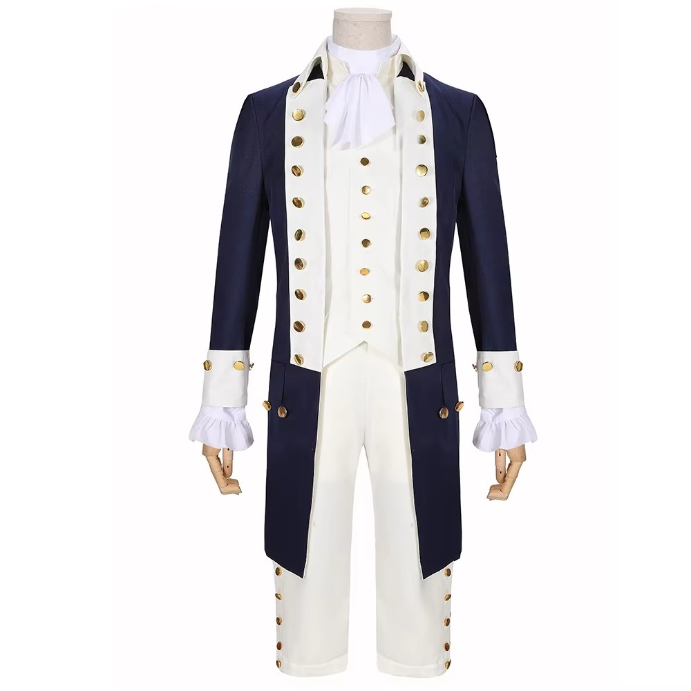 Unisex Victorian cosplay costume, perfect for historical theater, stage, or Halloween party dress-up.