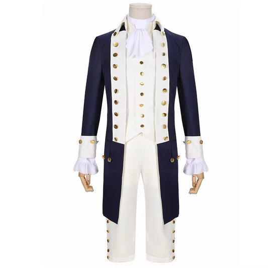 Unisex Victorian cosplay costume, perfect for historical theater, stage, or Halloween party dress-up.