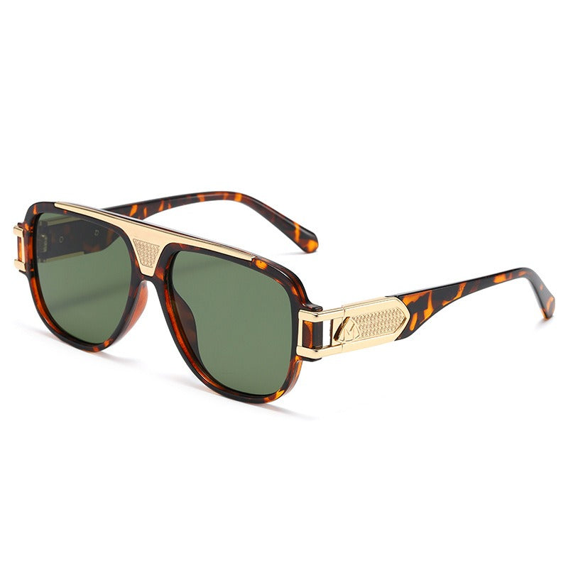 Classic square sunglasses, unisex design offering modern fashion & essential UV400 eye protection.