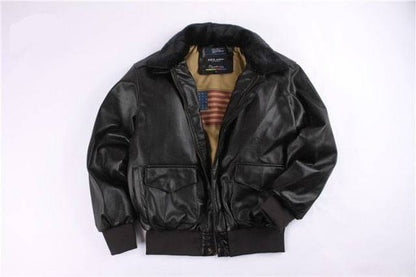 Unisex vintage letterman bomber jacket on a model, showcasing its stylish appeal and fit