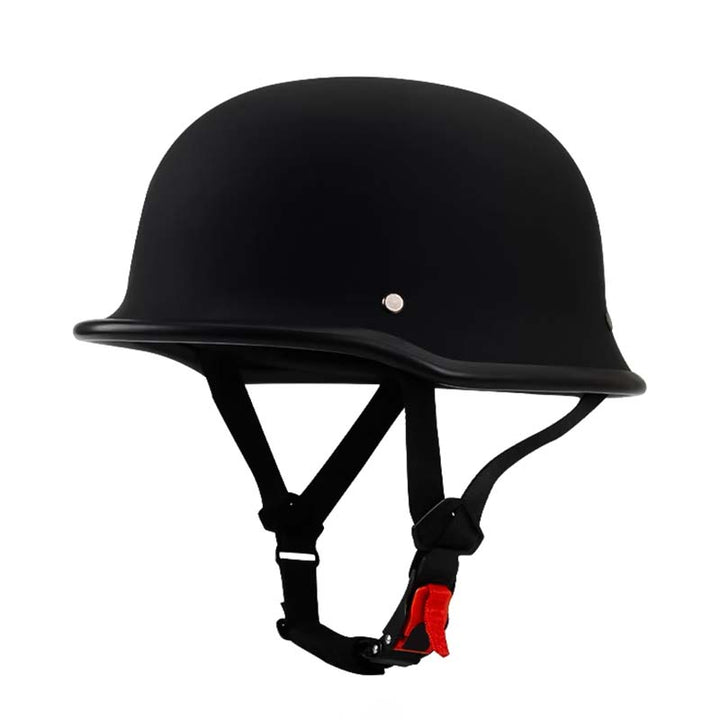 Classic retro open-face helmet, DOT & ECE approved for ultimate rider safety & comfort.
