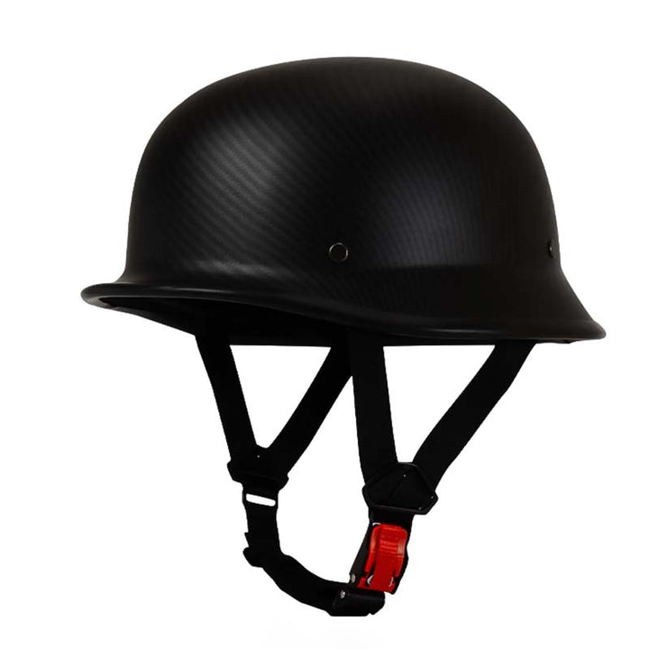 Comfortable unisex open-face helmet, ECE DOT approved, combining vintage style with modern safety.
