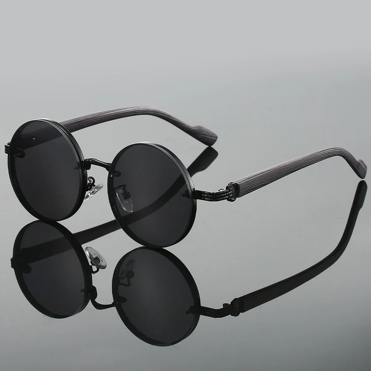 Classic retro round shades for men & women, offering excellent UV & anti-glare protection.