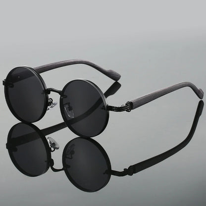 Classic retro round shades for men & women, offering excellent UV & anti-glare protection.