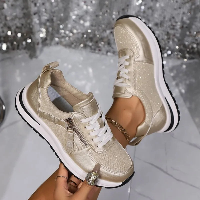 Unisex vintage style comfort runners with responsive cushioning, lace-up design & unique distressed detailing.