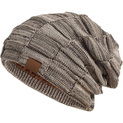 Men's & women's warm knitted beanie, a must-have winter accessory.