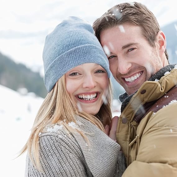 CozyCap warm knitted winter beanie: perfect gift for stylish, comfortable headwear & cold weather protection.