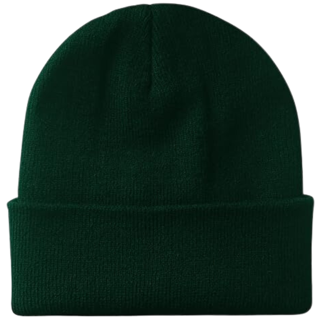 Unisex knitted winter beanie hat keeping head warm during outdoor cold weather activities & winter fashion.