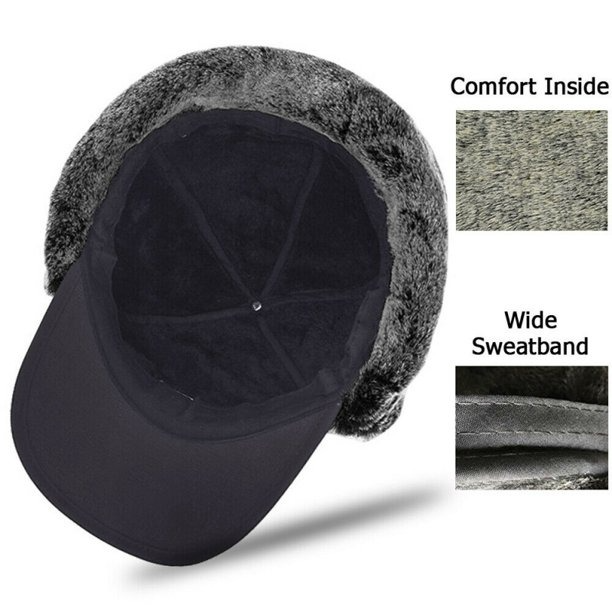 Stylish unisex bomber trapper hat with cozy earflaps, perfect for winter sports & outdoor adventures.