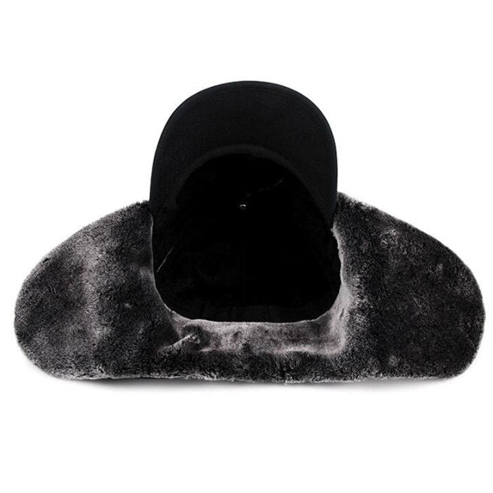 Premium unisex trapper winter hat offers superior warmth, windproof & waterproof defense against cold outdoor elements.