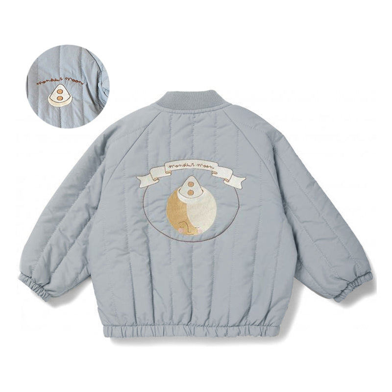 Cozy fleece winter jacket for toddlers & kids, ideal warm coat for autumn & cold weather.