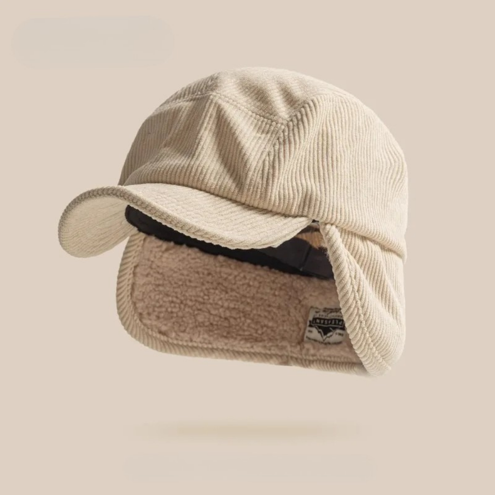 Durable unisex winter hat for ultimate warmth & protection against extreme cold with ear flaps and neck.