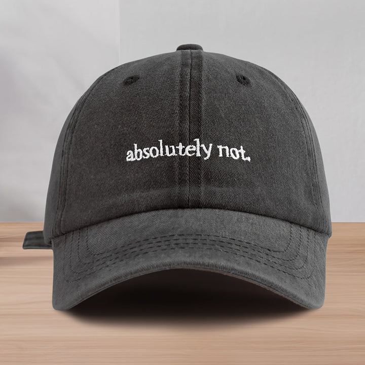 Unisex washed cotton baseball cap in a relaxed, low-profile style, featuring an adjustable strap for comfortable fit.