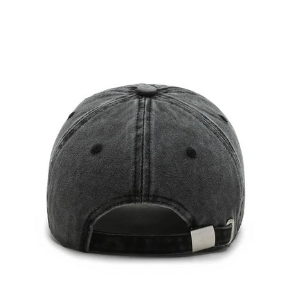 Everyday unisex headwear: a comfortable washed cotton baseball cap with an embroidered anchor design.