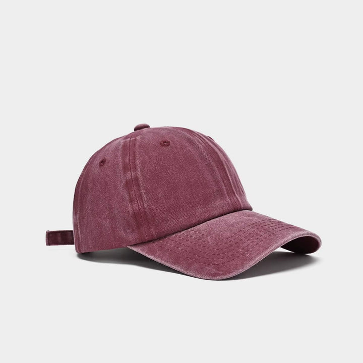Soft washed cotton baseball cap, a versatile unisex accessory for casual outfits and everyday comfort.