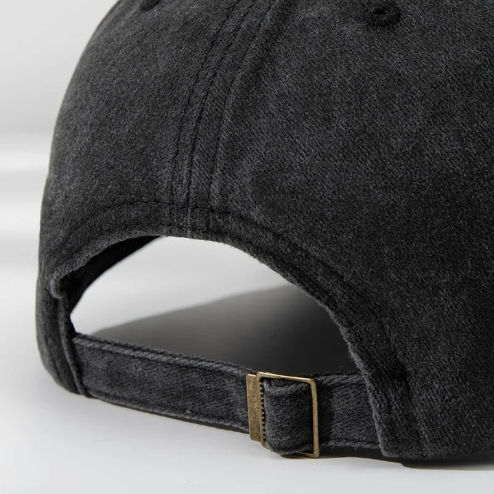 Stylish graphic deadlift cap. Unisex washed cotton gym hat for lifting & fitness workouts.