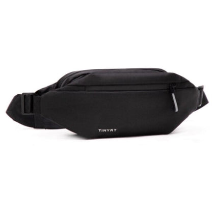 Essential multi-pocket water-resistant travel fanny pack. Unisex design for secure, hands-free carrying on trips.