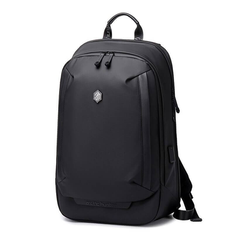 Spacious water-resistant travel backpack with multiple compartments & laptop sleeve for organization.