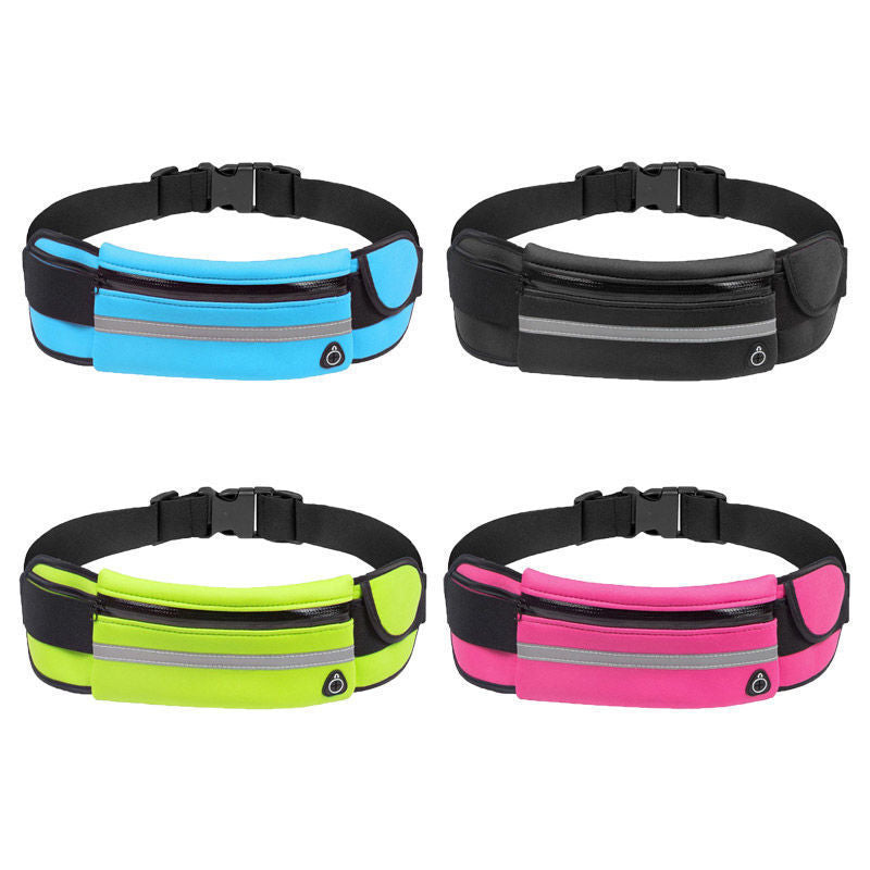 Unisex water-resistant running belt & 1+1 FREE fitness pack. Secure phone holder for workouts & travel.