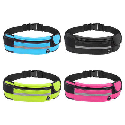 Unisex water-resistant running belt & 1+1 FREE fitness pack. Secure phone holder for workouts & travel.