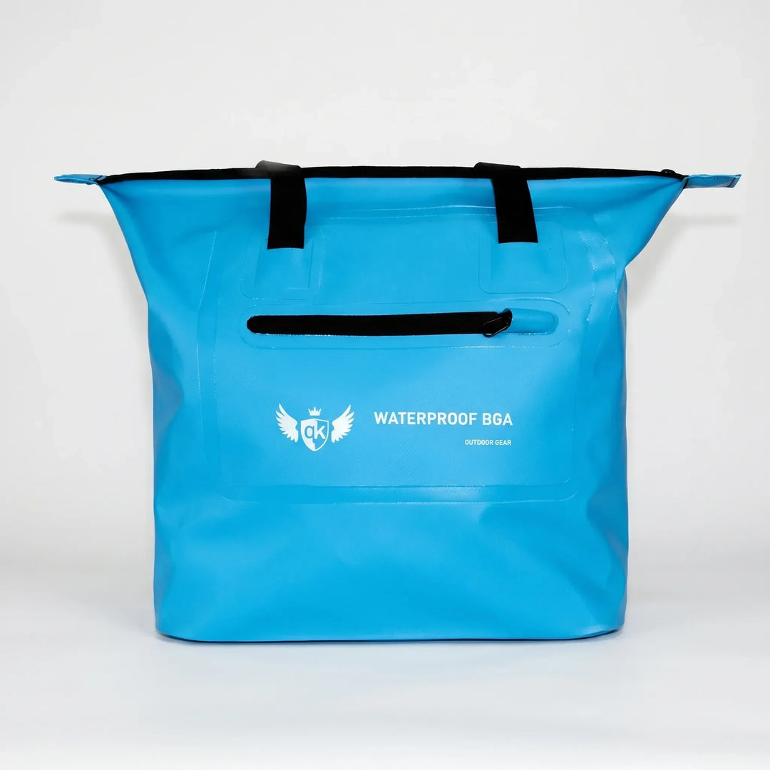 Versatile unisex waterproof shoulder tote bag, great for travel, beach, and outdoor adventures.