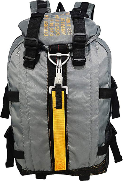 Comfortable unisex tactical backpack with padded straps & large capacity, water-resistant for hiking & travel.