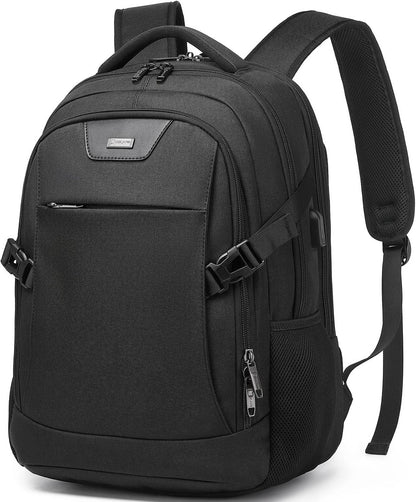 Versatile unisex anti-theft daypack, water-resistant, USB port, adapts to any situation.