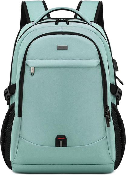 Versatile travel backpack, water-resistant, anti-theft, USB port, spacious for carry-on essentials.