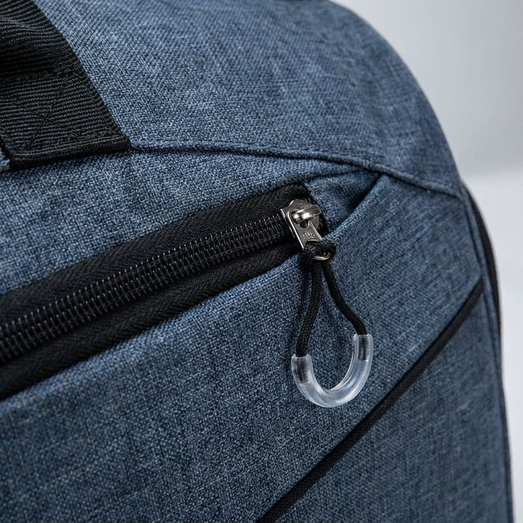Versatile 35L waterproof weekender bag, ideal for travel and short trips, durable oxford fabric construction.