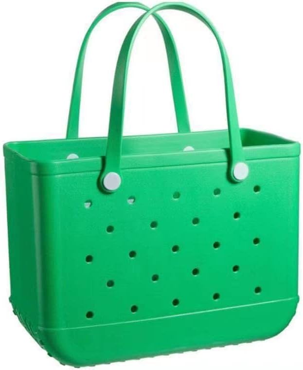 Large waterproof carryall for beach and travel, unisex basket bag keeps items dry and organized.