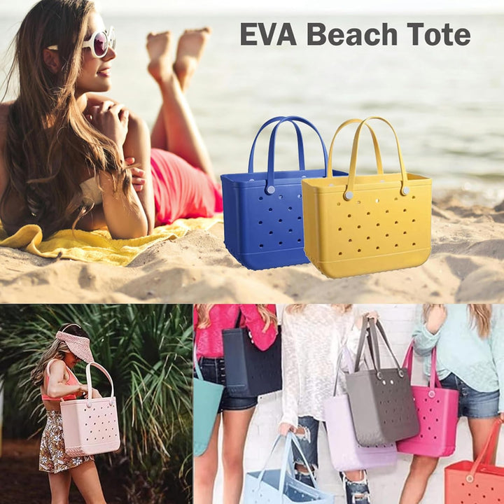 Stylish unisex waterproof tote, perfect for beach days, travel adventures, or daily essentials.