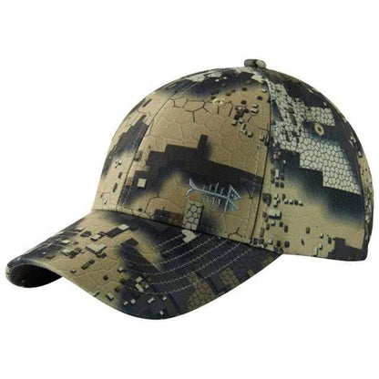 Waterproof camouflage hunting cap with adjustable strap, sun protection, unisex, fishing