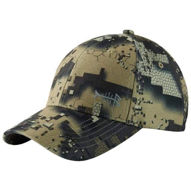 Waterproof camouflage hunting cap with adjustable strap, sun protection, unisex, fishing