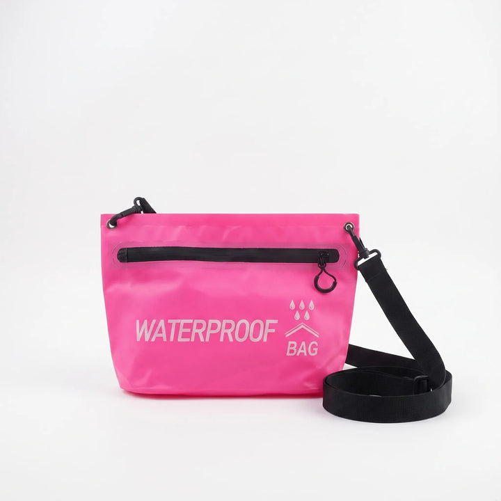 Unisex waterproof dry bag crossbody sling, essential for travel & outdoor adventure.