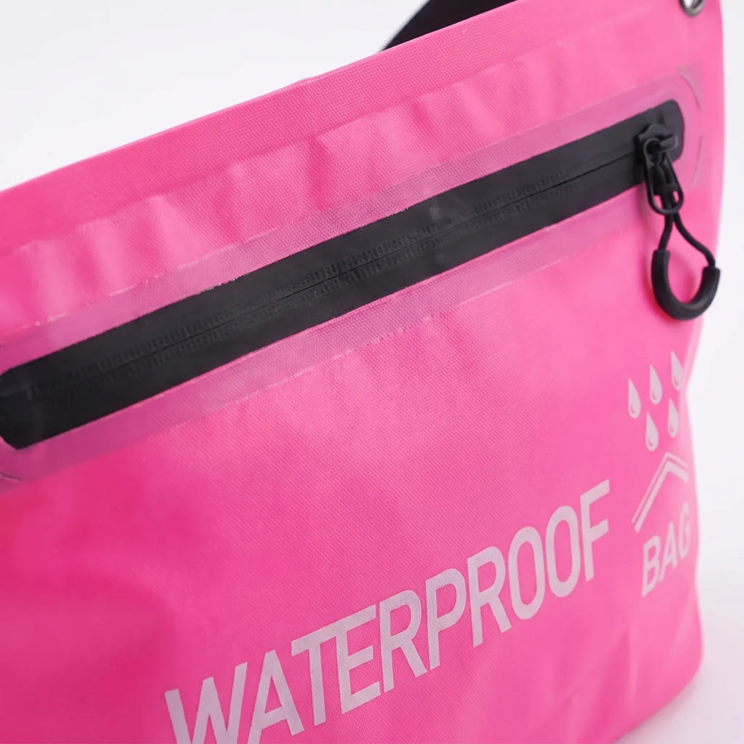 Hands-free waterproof shoulder bag, a must-have travel essential for vacations & beach days.