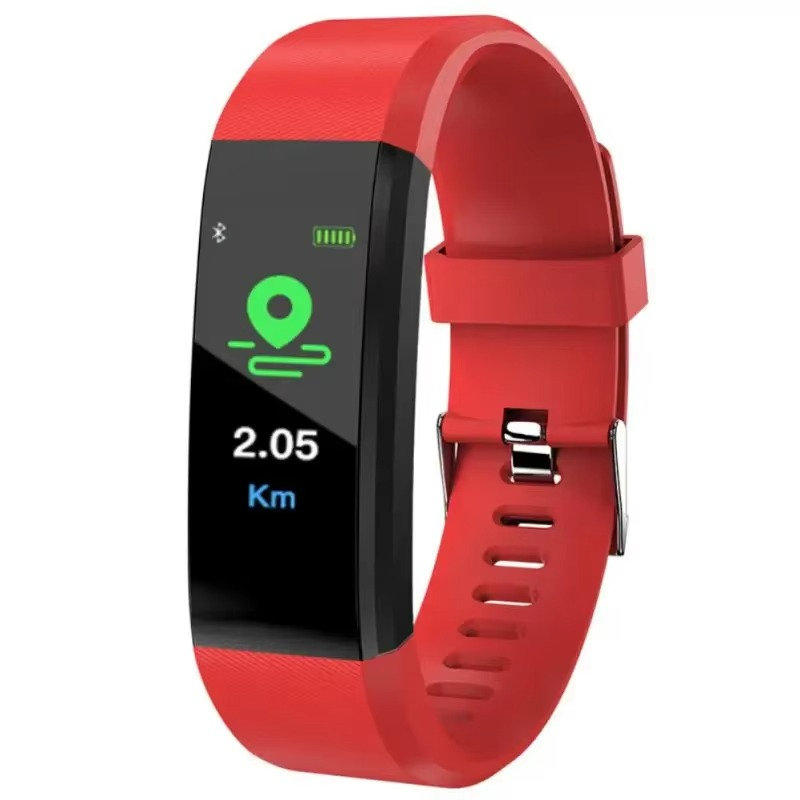 Health tracking smartwatch for men & women with heart rate, blood pressure, & sleep monitor.