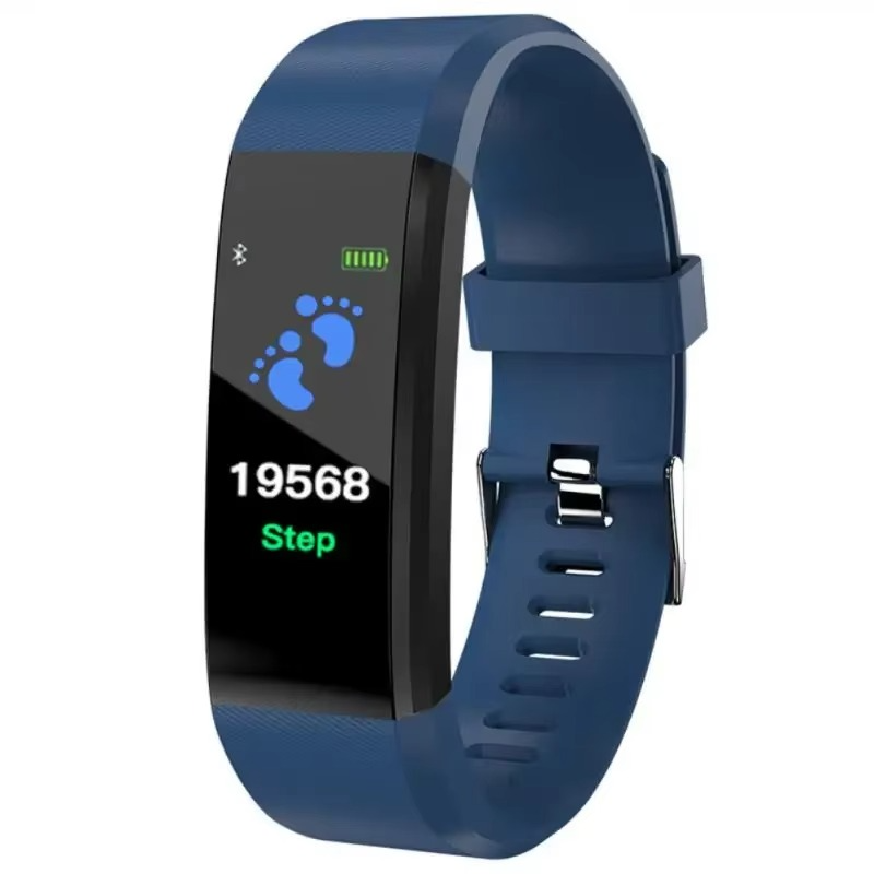Durable waterproof smart watch for daily use, tracking fitness & health metrics like steps.